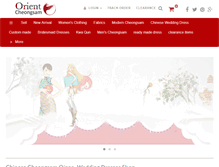 Tablet Screenshot of oriental-cheongsam.com